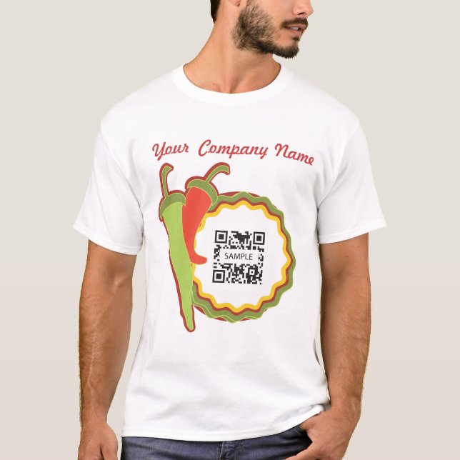 Shirt-Schablonen-Mexikaner-Restaurant T-Shirt (Vorderseite)