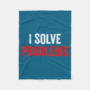 Shirt schafft Probleme, Probleme lösen, passend Fleecedecke