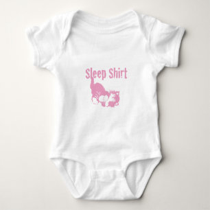 Shirt schlafen in Rosa