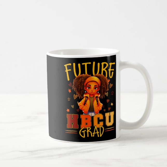 Shirt Schwarz Future Hbcu Absolvent Afro Kaffeetasse (Rechts)