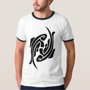 Shirt - Stammes- Tierkreis-Fisch
