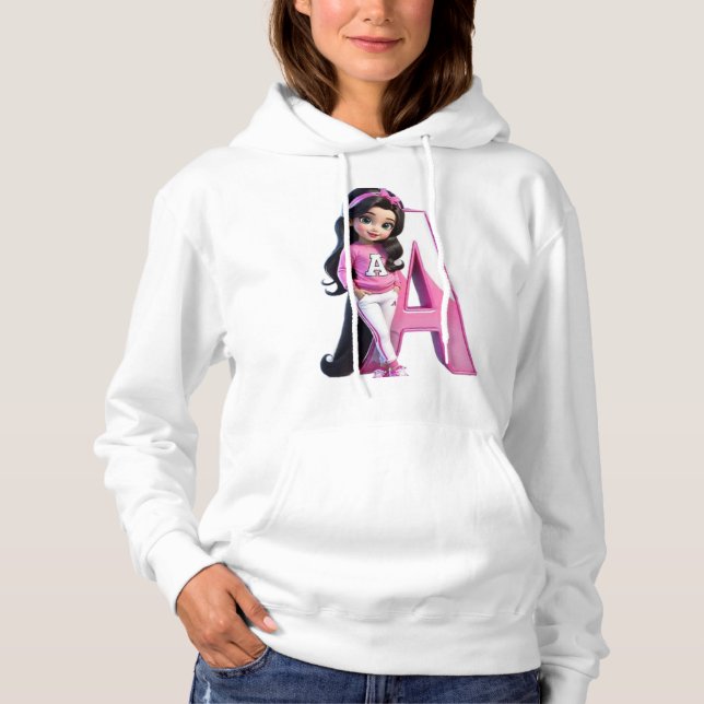 Shirt Style: DamenBasic Hooded Sweatshirt genießen (Vorderseite)