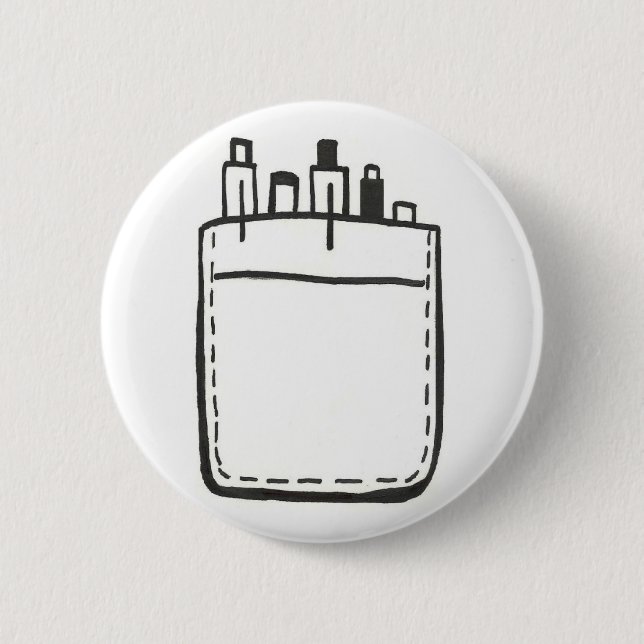 Shirt-Taschen-Knopf Button (Vorderseite)