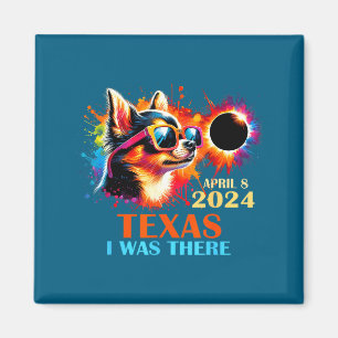 Shirt Texas Totale Sonnenfinsternis Chihuahua Magnet