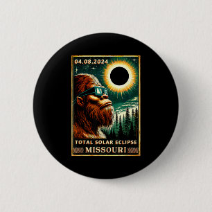 Shirt Totale Sonnenfinsternis Missouri Bigfoot Button