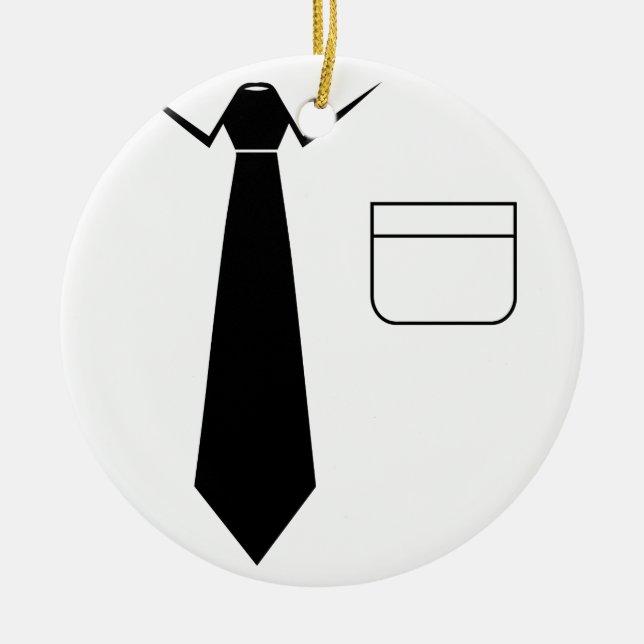 Shirt u. Krawatte Keramikornament (Vorne)