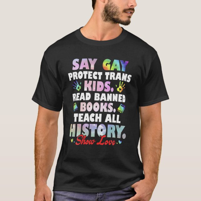 Shirt "Verbotene Bücher lesen" (Vorderseite)