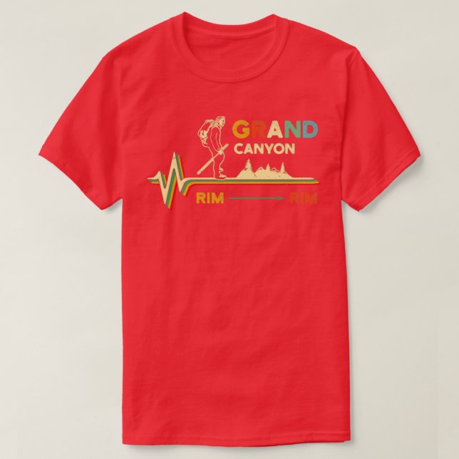 Shirt Wandern im Grand Canyon Ristorante da Valent (Design vorne)