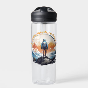 Shirt Wandern Shirt für Urlaub Abenteuer Trinkflasche
