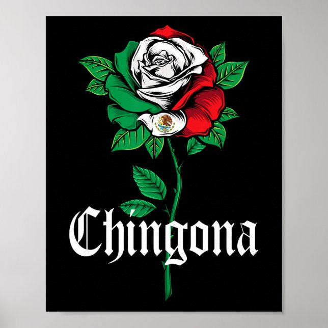 Shirt Women Girl Teen Mexiko mexikanische Flagge Poster (Vorne)