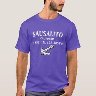 Shirt zum Breitengrad und zur Längengrad mit Anch