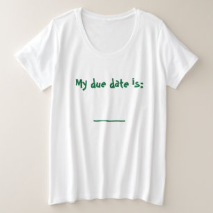 Shirt zum Fälligkeitsdatum