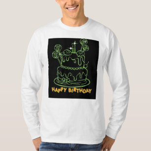 Shirt zum Geburtstag Kuchen