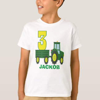 Shirt zum Geburtstag von Traktoren - personalisier