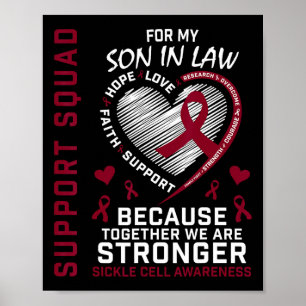 Shirt zur Aufklärung von Sichelzellen Son in Law S Poster