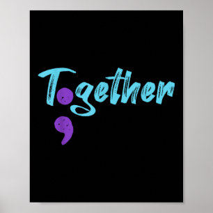 Shirt zur Bewusstseinsbildung bei Suiziden und Sui Poster