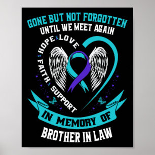Shirt zur Bewusstseinsbildung für Selbstmord Poster