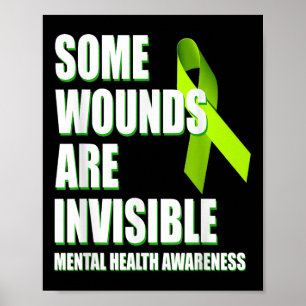 Shirt zur Bewusstseinsbildung im Bereich psychisch Poster