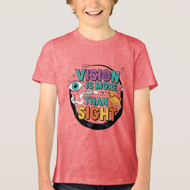 Shirt zur blinden Sensibilisierung (Vorderseite)