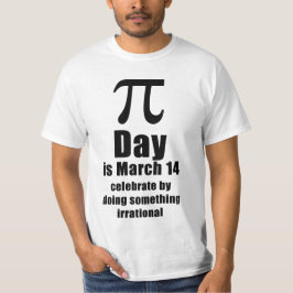 Shirt zur Feier des Pi Day