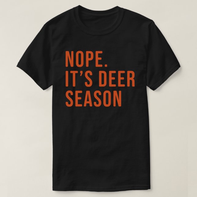 Shirt zur Jagd auf Hirsche (Design vorne)