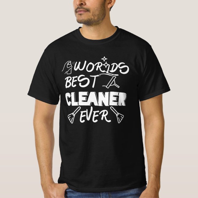 Shirt zur Reinigung von Arbeitsgeräten (Vorderseite)
