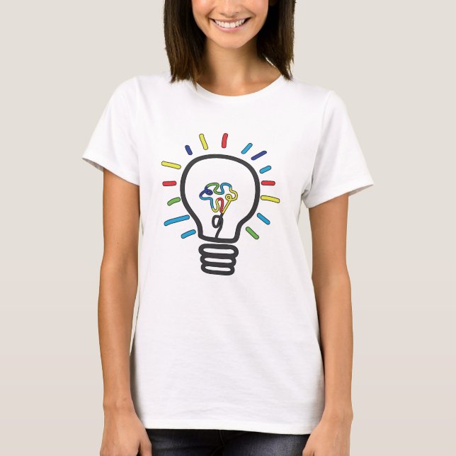 Shirt zur Sensibilisierung für Autismus (Vorderseite)