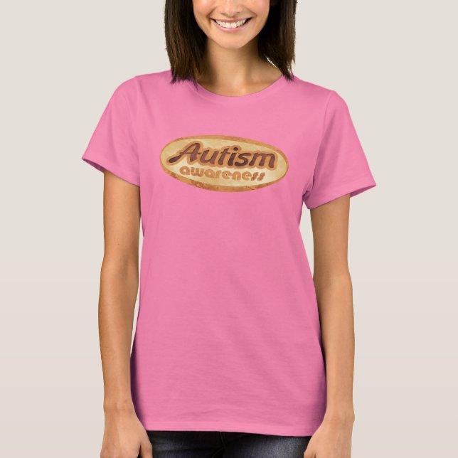 Shirt zur Sensibilisierung für Autismus (Oval-R1) (Vorderseite)