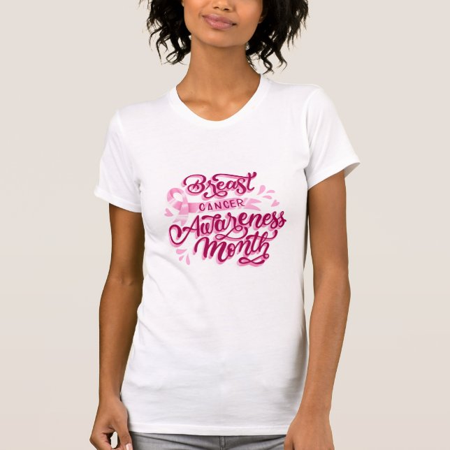 Shirt zur Sensibilisierung für Brustkrebs (Vorderseite)
