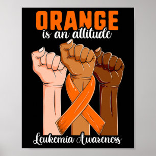 Shirt zur Sensibilisierung für den Blutkrebs1 Poster