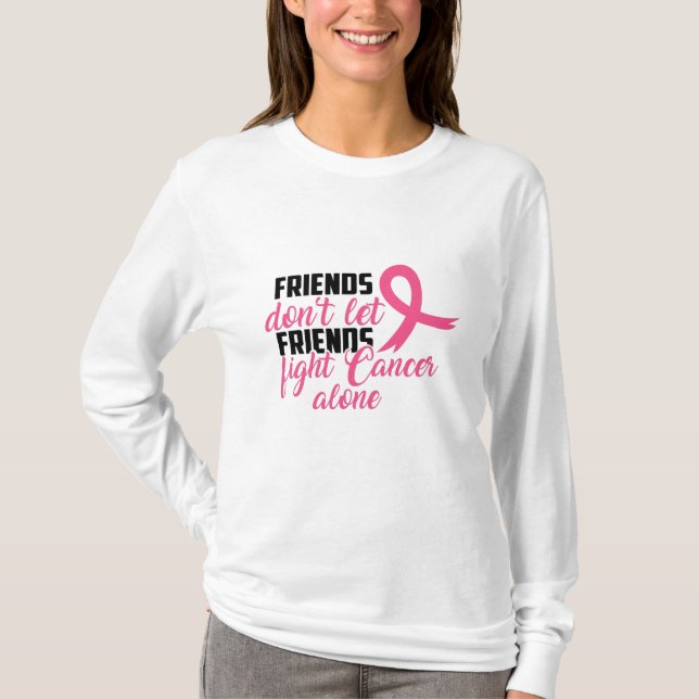 Shirt zur Sensibilisierung für Krebs (Vorderseite)