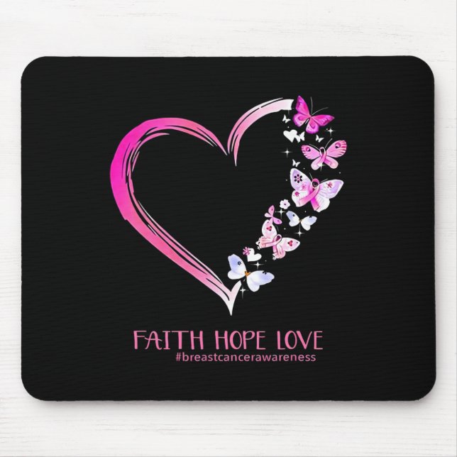 Shirt zur Sensibilisierung für Krebs1 Mousepad (Vorne)
