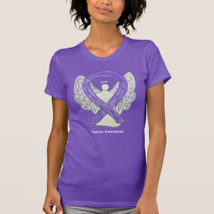 Shirt zur Sensibilisierung für Krebs bei Lavendel