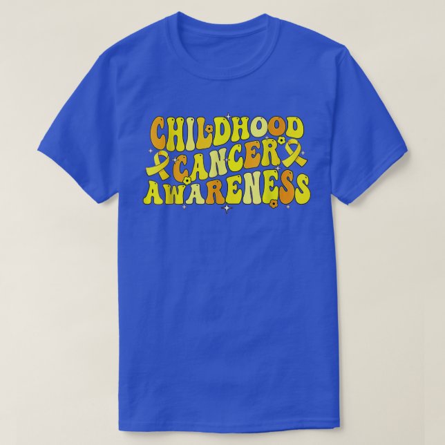 Shirt zur Sensibilisierung für Krebs im Kindesalte (Design vorne)