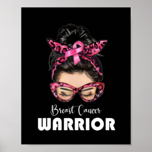 Shirt zur Sensibilisierung für Krebs Poster