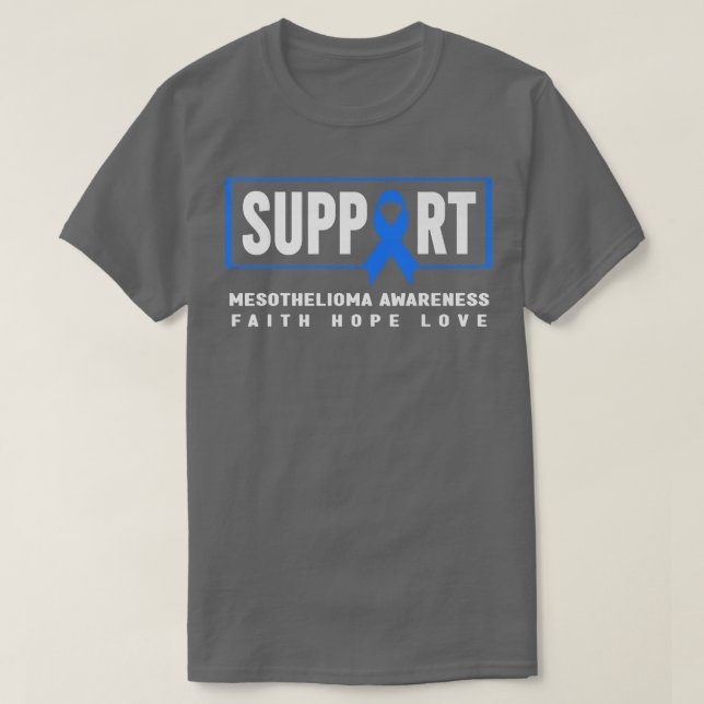 Shirt zur Sensibilisierung für Mesotheliom - Unter (Design vorne)