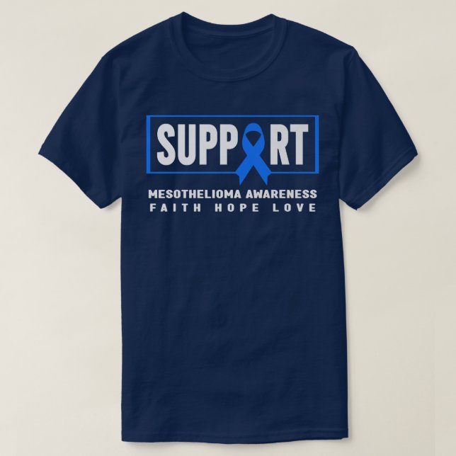 Shirt zur Sensibilisierung für Mesotheliom - Unter (Design vorne)