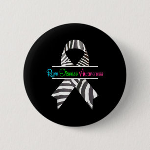 Shirt zur Sensibilisierung für seltene Krankheiten Button