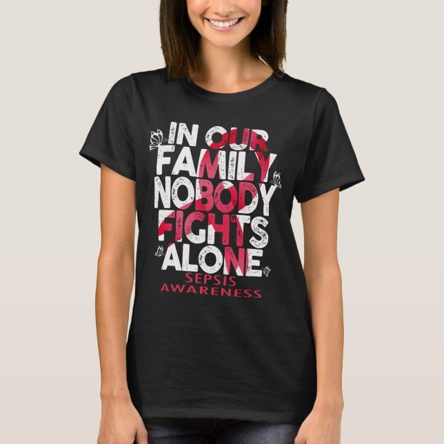 Shirt zur Sensibilisierung für Sepsis in dieser Fa (Vorderseite)