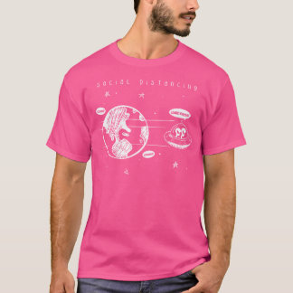 Shirt zur Sensibilisierung für soziale Distanz Ufo