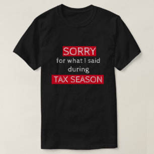 Shirt zur Steuersaison