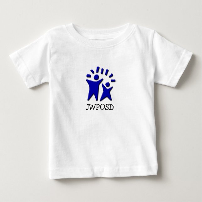 Shirt-ZWEi das Logo des Säuglings VERSAH mit Baby T-shirt (Vorderseite)