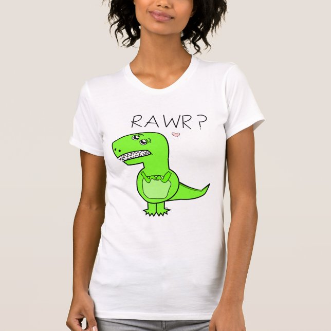 Shirts der Damen-T-Rex (Vorderseite)