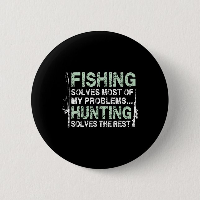 Shirts der Jagd auf Männer und Jäger Button (Vorderseite)