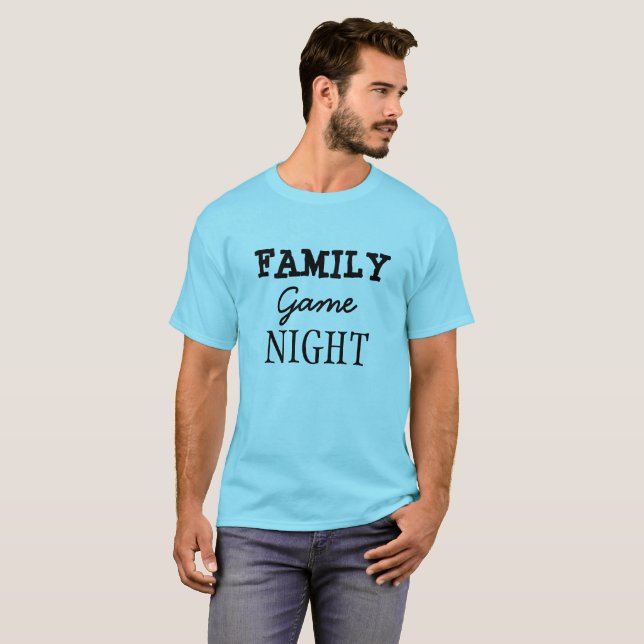 Shirts der Nachts-Familienspiele (Vorne ganz)