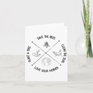 Shirts des Earth Day Pflanze A Tree Karte