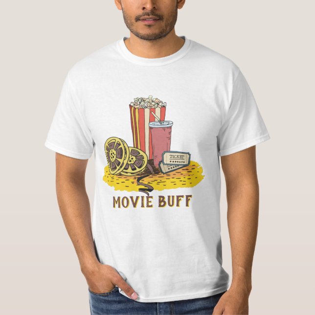 Shirts für benutzerdefinierte Textfilme Buff (Vorderseite)