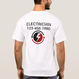 Shirts für die Arbeit mit den Logos für Elektrount