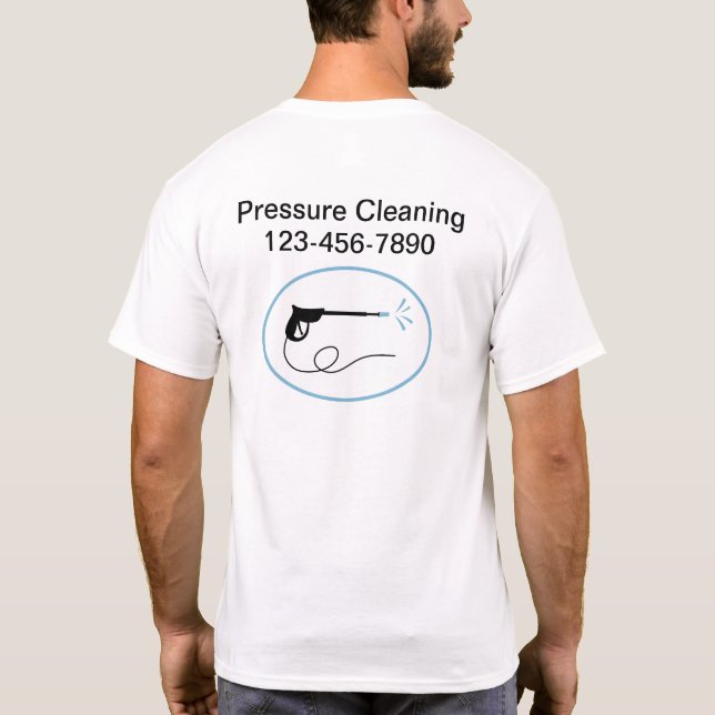 Shirts für die Reinigung und Reinigung von Druckge (Rückseite)