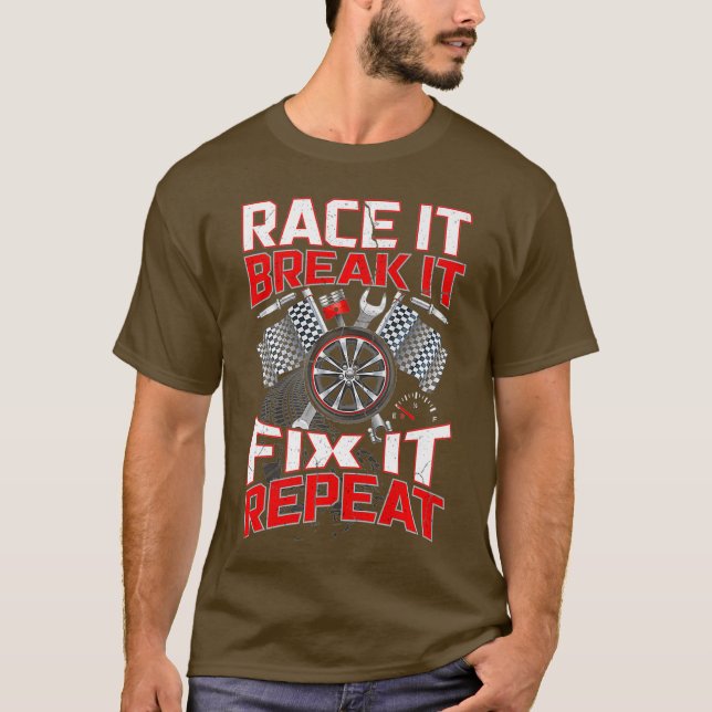 Shirts für Männer mit Drag Race-Race-Racing (Vorderseite)